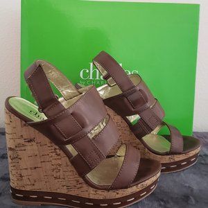 CD Wedges - Brown - Size 5.5